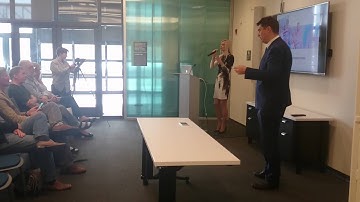 Maria Konovalenko & Mikhail Batin at Transhuman Strategies conference (2015.03.21)