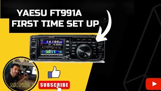 YAESU FT991A FIRST TIME SET UP