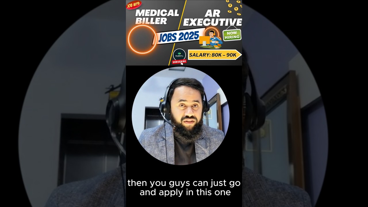 Salary 80-90K: Top USA Medical Billing JOBS 2025 | AR Executive, Patient Support & Medical Biller
