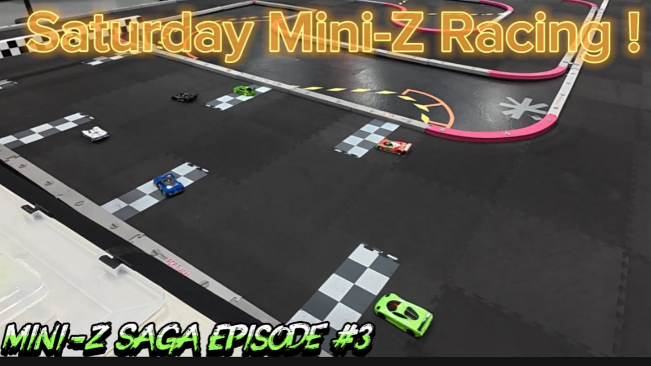 Saturday Mini-Z Racing at HobbyTown Orland Park! Mini-Z SAGA Episode 3. 