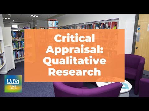 Appraising Qualitative Research