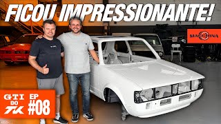 GTI MK1 com pintura pronta, cor nova revelada e definições do projeto!