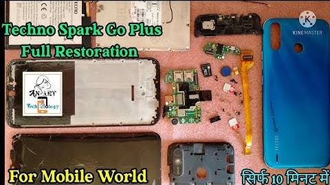 techno spark go plus restoration/techno mobile parts replace