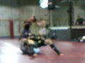 Logan H sparring with Josh Goldberger