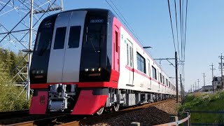 名鉄2200系2213F　新製試運転　豊明　一ツ木～富士松間通過