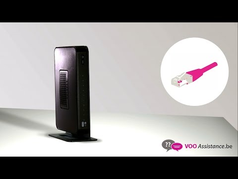 VOO - Comment connecter mon ordinateur par câble  avec le modem Netgear ?