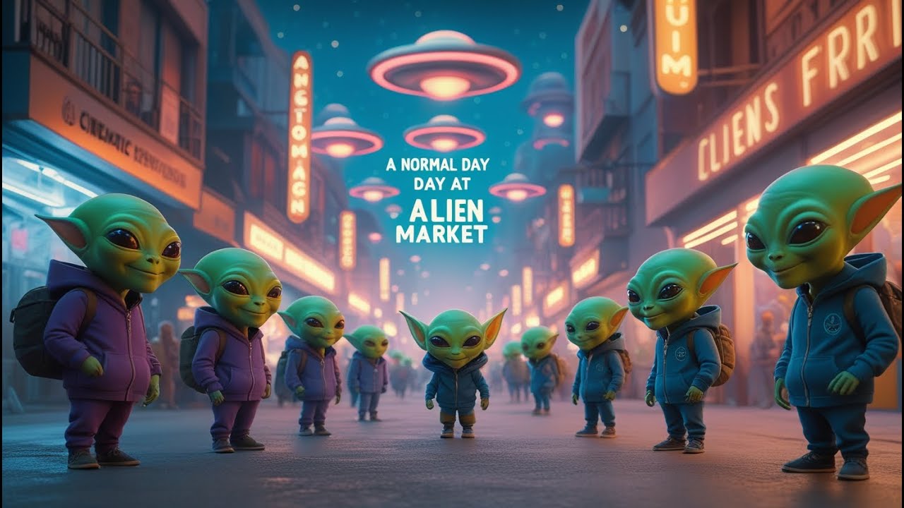 A Normal Day at Alien Market - YouTube