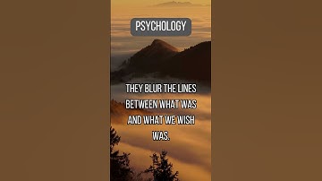 Memories can be as elusive as dreams, yet as vivid as reality... #shorts #psychology #facts