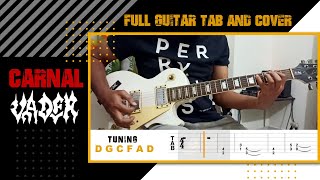 Video thumbnail of "VADER - Carnal - Guitar Cover | Screen TAB"