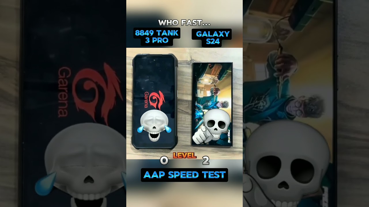 Speed showdown! 🚀 8849 TANK 3 PRO vs. Samsung Galaxy S24 – which one opens apps faster