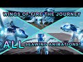 ALL Seawing Animations! | Wings of Fire The Journey Development