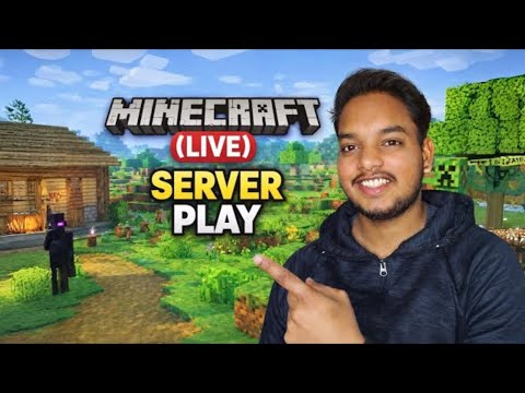 (LIVE) MINECRAFT SERVER GAMEPLAY - MINECRAFT PE #youtuber - YouTube