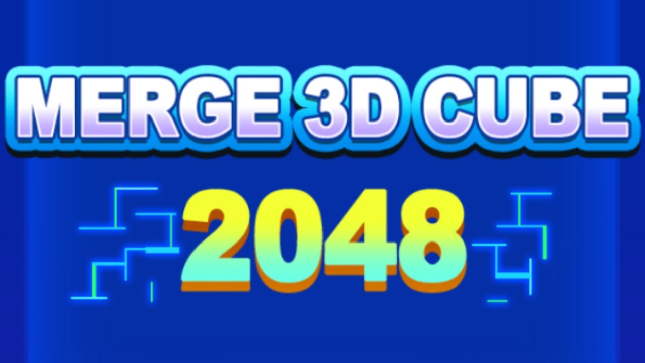 Merge 3D Cube 2048 Gameplay Video & Apk
