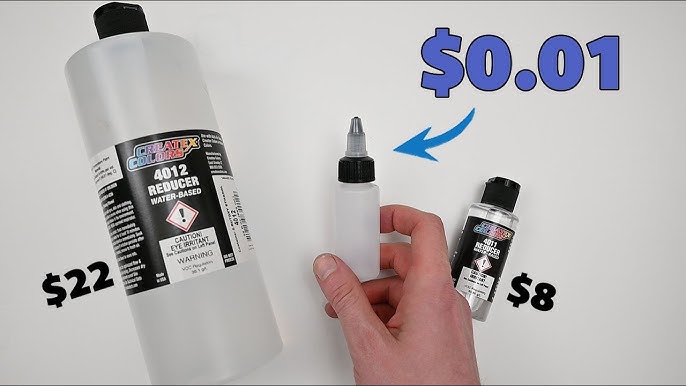 Primary set 5 colors + reducer Airbrush ready water-based paint.