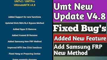 Umt New Update V4.8 || Umt Bug Fixed Hang On Preparing Device Problem || Umt Mtk 4.8