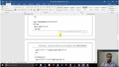 System Software and Compiler Lab - Exercise 10