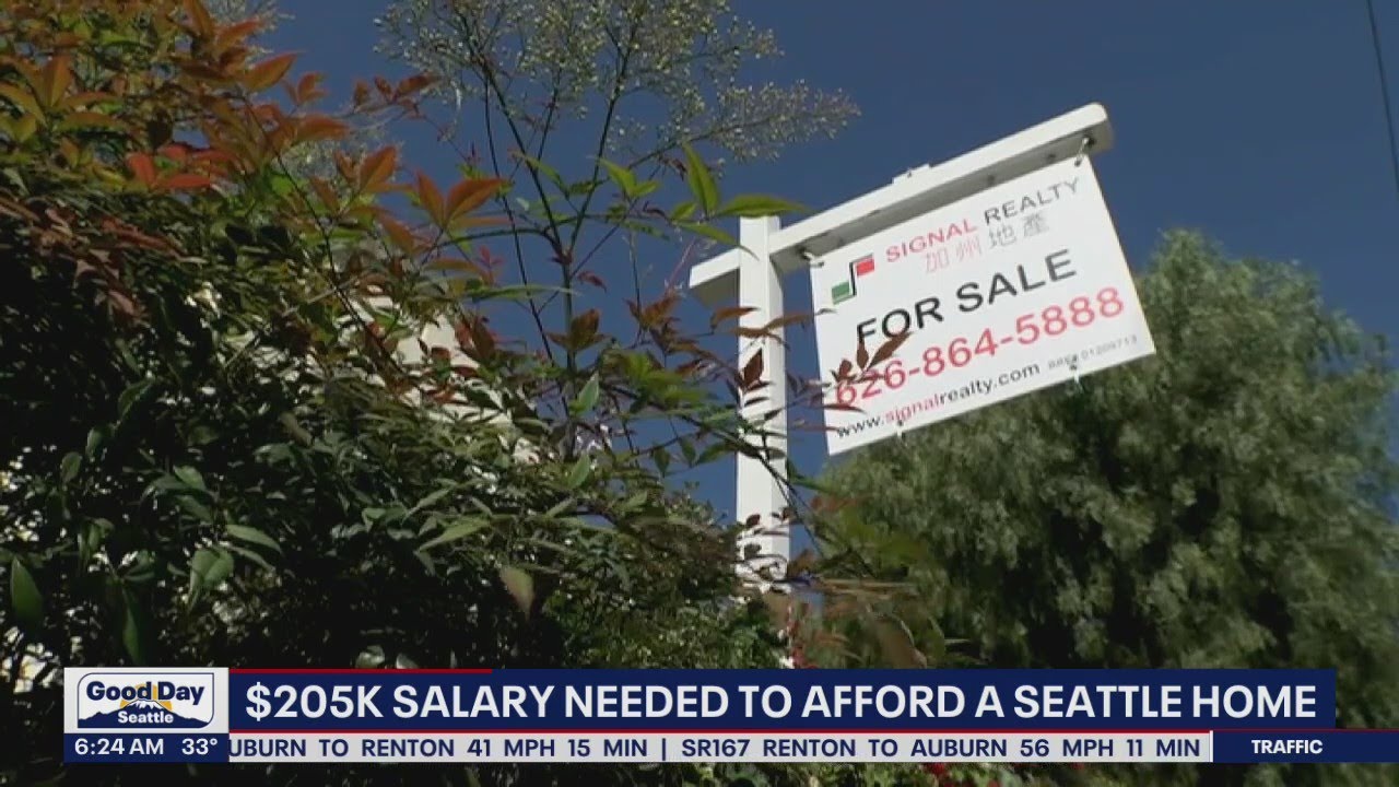 $205K salary needed to afford a Seattle home | FOX 13 Seattle - YouTube