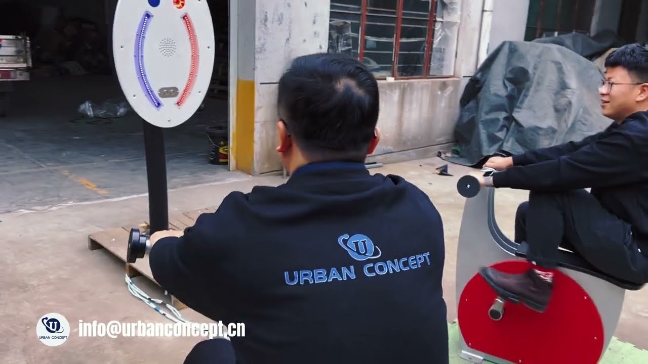 Human-powered play interactive play equipment丨Cycling Racer