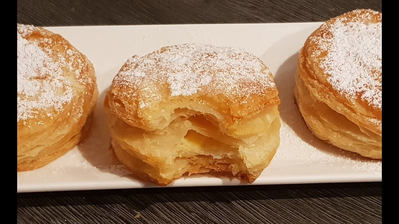 Vanille - Blätterteig Krapfen - YouTube