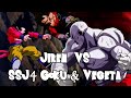 Jiren vs SSJ4 Goku & Vegeta