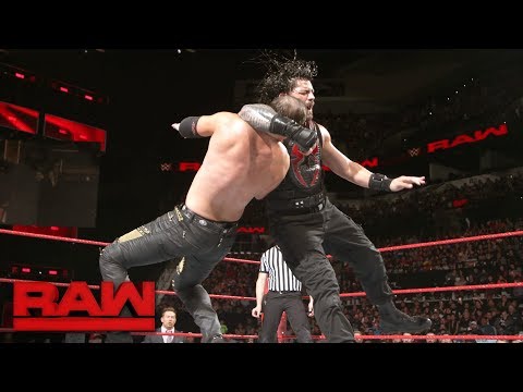 Roman Reigns battles both members of The Miztourage: Raw, Jan. 15, 2018