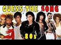 Guess the song 80s  music quiz  the sing along song 80s  100 songs