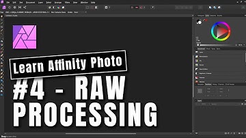 Learn Affinity Photo #4 - RAW Processing