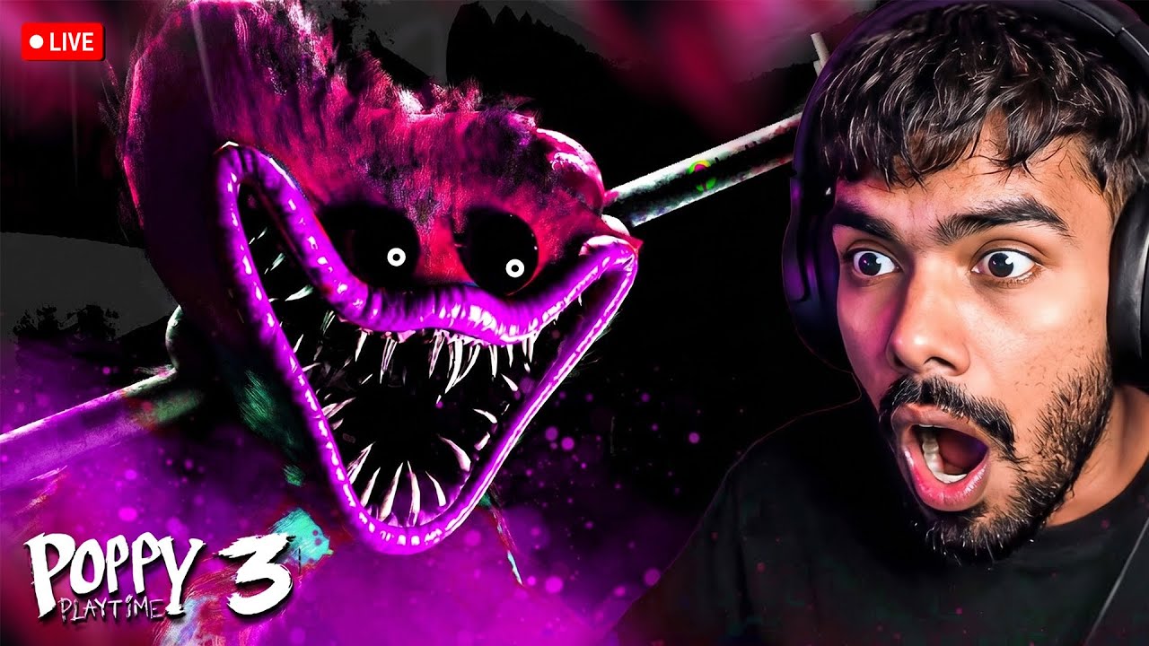 🔴 LIVE | Poppy Playtime Chapter 3 Full Gameplay | Smiling Critters Ka Raaz Khulega! | Hindi Livestr