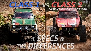 Class 1 VS Class 2 What are the Differences? SORRCA Specs & How to modify Scale Comp Trucks 2020