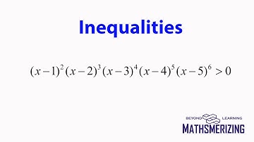 Solved example 2: Three rules in inequalities (x-1)^2(x-2)^3(x-3)^4(x-4)^5(x-5)^6 is greater than 0