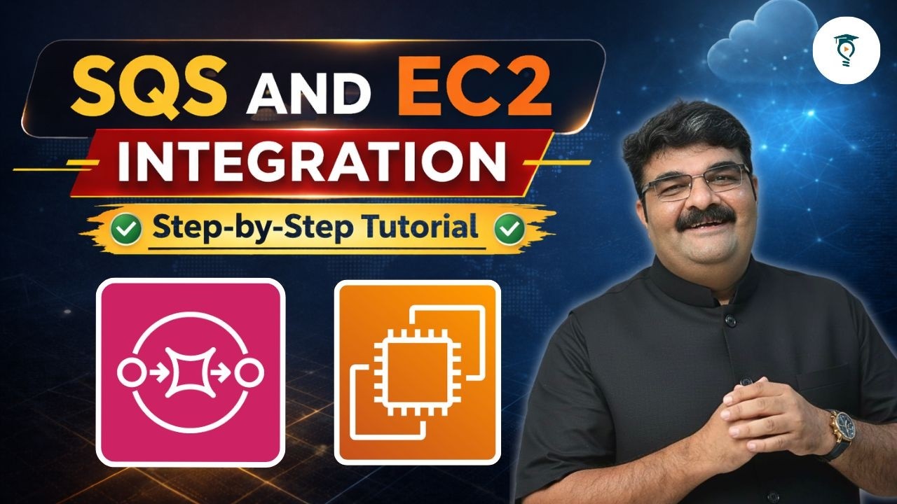 Day 441 | SQS and EC2 Integration Explained | How Amazon SQS Works with EC2? | Simple Queue Service