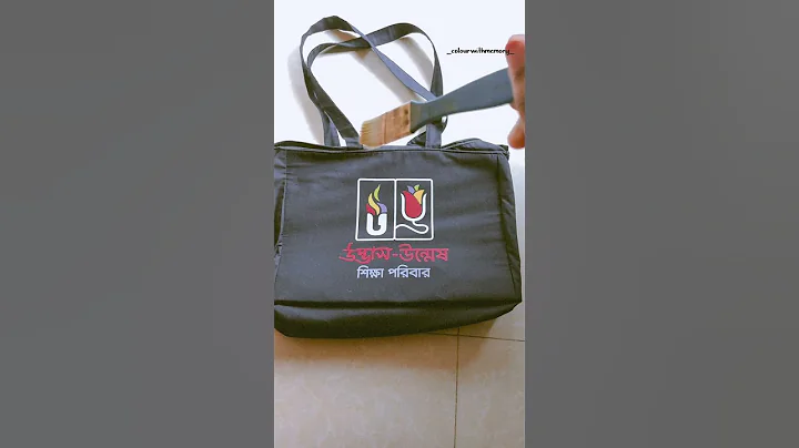 Tote Bag Painting 👜#purpleaesthetic #art #artlovers #artworks #artist #acrylic #reelsvideo