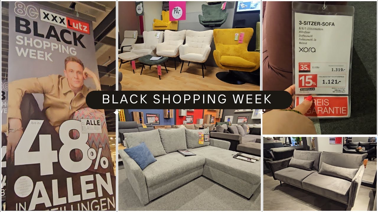 Sofa Hunt | XXXLutz | MömaX | JYSK | Black Shopping Week