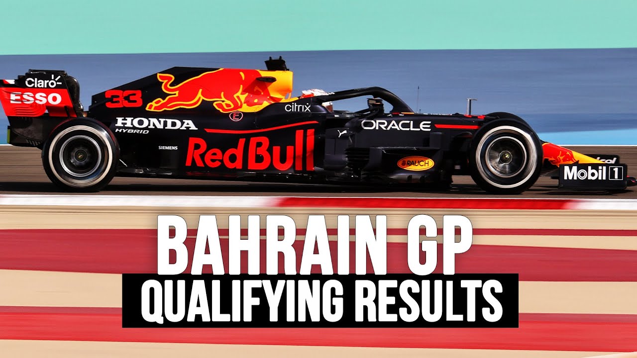 F1 2021 Bahrain GP- Full Qualifying Results at Bahrain F1 Starting Grid