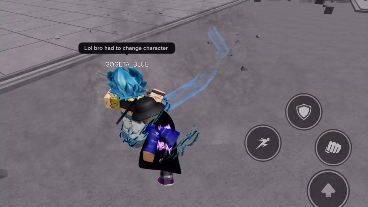 lol bro had to change character”( the Strongest battleground) - YouTube