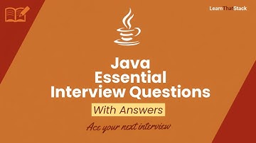 Do This Before Your Java Interview : Nail These 25 Interview Questions