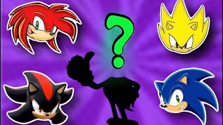 WRONG HEADS SONIC , SHADOW , KNUCKLES , GOLDEN SONIC - Meme Coffin Dance