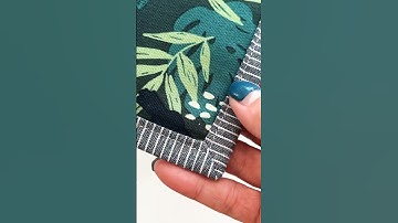 ✨Bias Binding Mitred Corner✨ #sewing #sew #pouchmaking