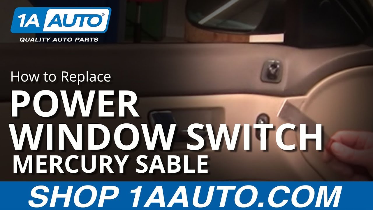 How to Replace Power Window Switch 00-05 Mercury Sable