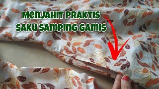 Download Lagu Menjahit Praktis SAKU SAMPING gamis A line MP3