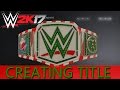 WWE 2K17 Create A Championship - Christmas TItle!