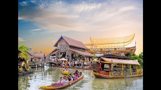🛶ตลาดน้ำ 4 ภาค Pattaya Floating Market