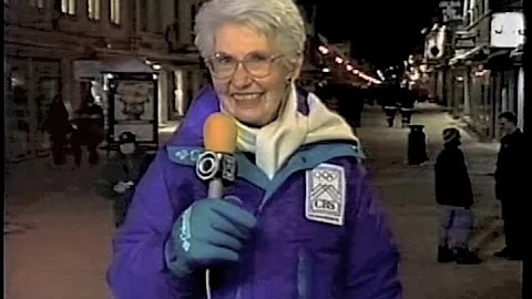Dave's Mom at Lillehammer Collection on Late Show,...