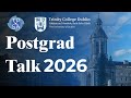TPSA Trinity College Dublin Postgraduate Talk 2026