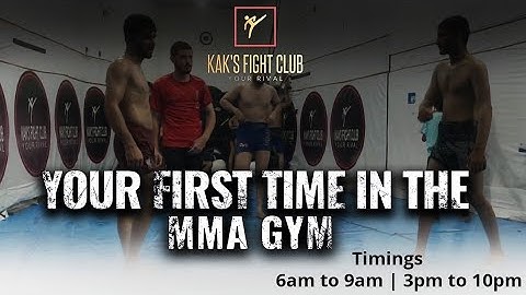 POV: your first time in the MMA gym #funny #gymfails