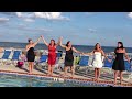 Bridesmaids take plunge with Bride to be!!