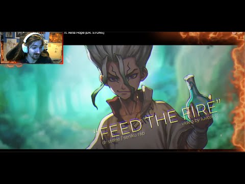 Sky Reacts To | SENKU RAP | "Feed The Fire" | RUSTAGE ft. Nina Hope [DR. STONE]