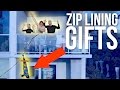SENDING GIFTS TO STRANGERS ON A ZIP LINE!