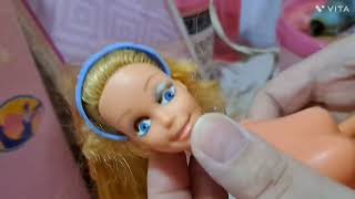 Repairing Western Barbie's "Winking" Eye
