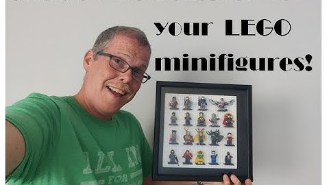 How to create a shadow box display for minifigures!